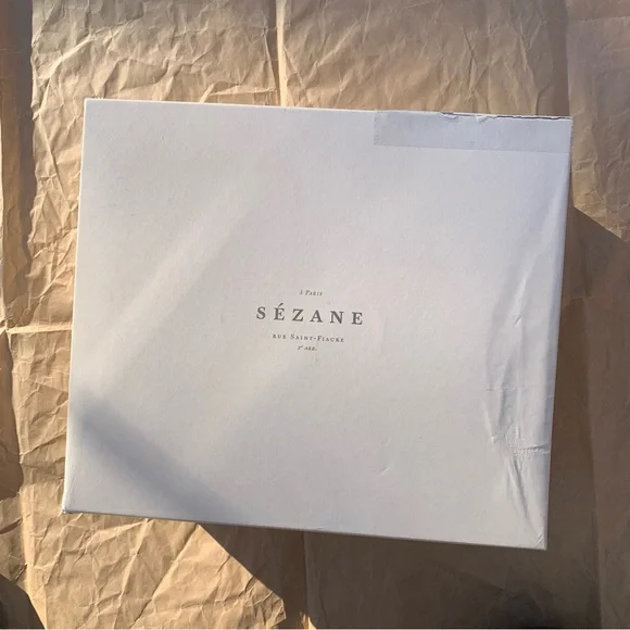 Sezane EUGENIE Boots/Sézane EUGENIE Leather Boots, New Black + Velvet Laces 39/8 - Picture 4 of 16